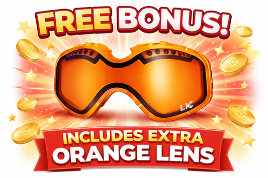 Free extra goggle lens